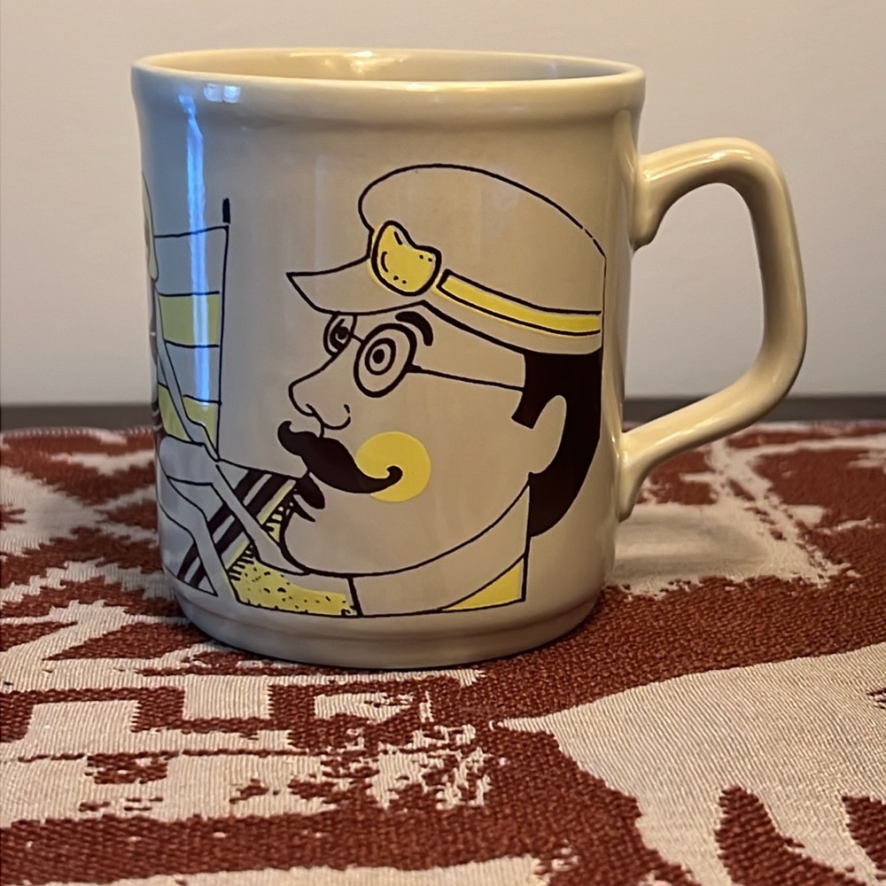 Vintage Cartwrights 70's Sandcastle Mug Tabletops Staffordshire England